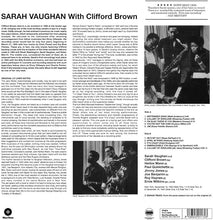 画像をギャラリービューアに読み込む, SARAH VAUGHAN / Sarah Vaughan With Clifford Brown ( WaxTime – 771814, LP)