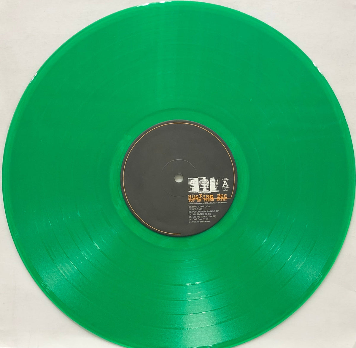 HUSKING BEE / Put On Fresh Paint (Ini – inir-0001, LP) Green Vinyl