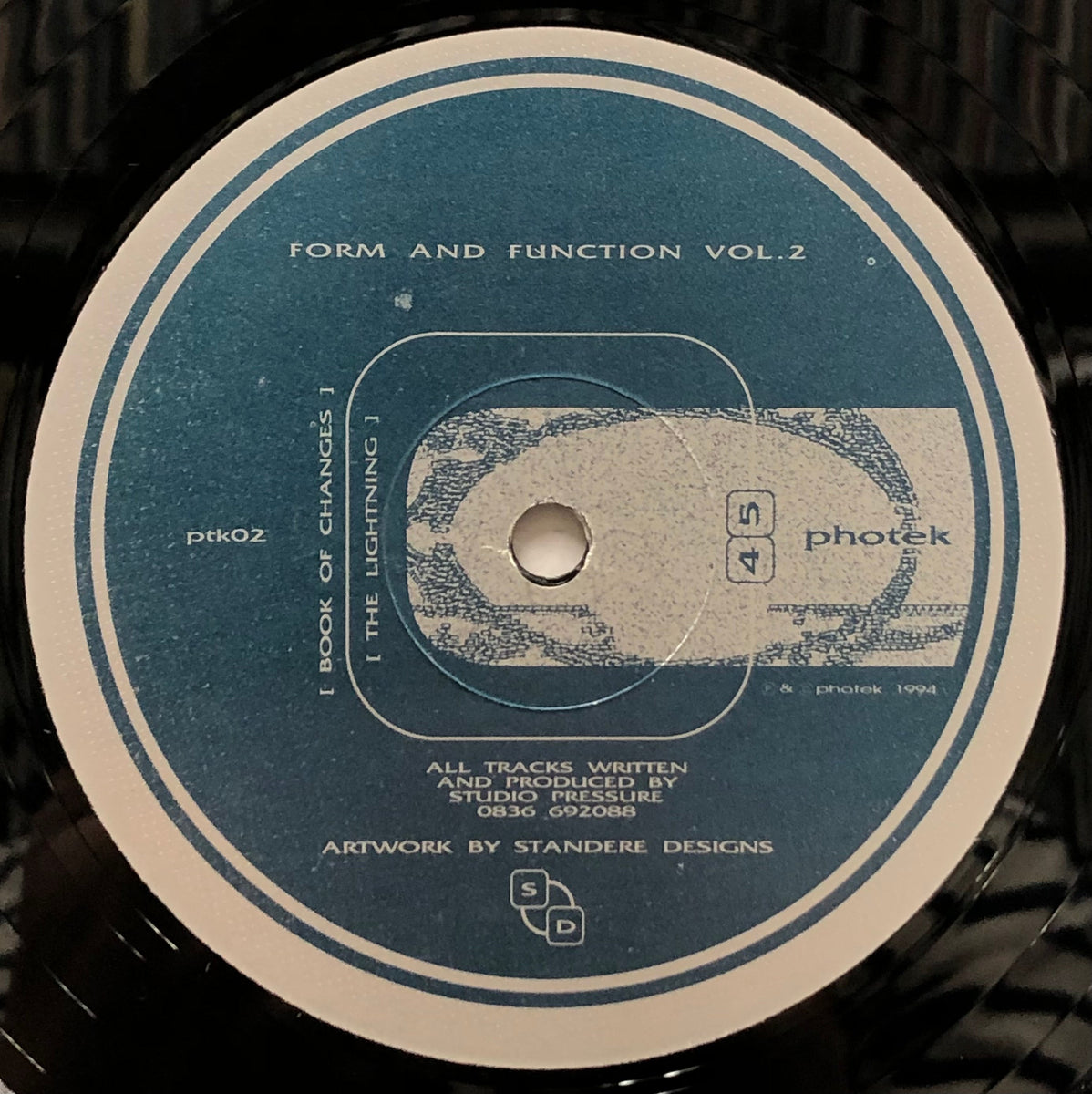 STUDIO PRESSURE / Form And Function Vol.2 (Photek, ptk02