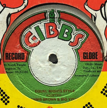 Load image into Gallery viewer, DENNIS BROWN & BIG YOUTH / Equal Rights Style (Joe Gibbs,12inch)