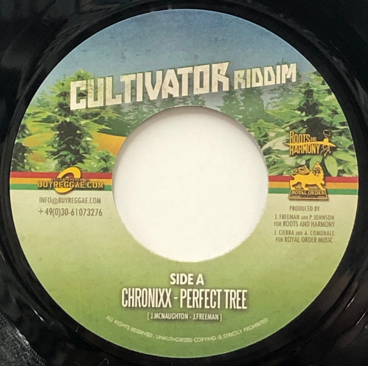 CHRONIXX / Perfect Tree (Roots And Harmony, ROYALORDER004, 7inch