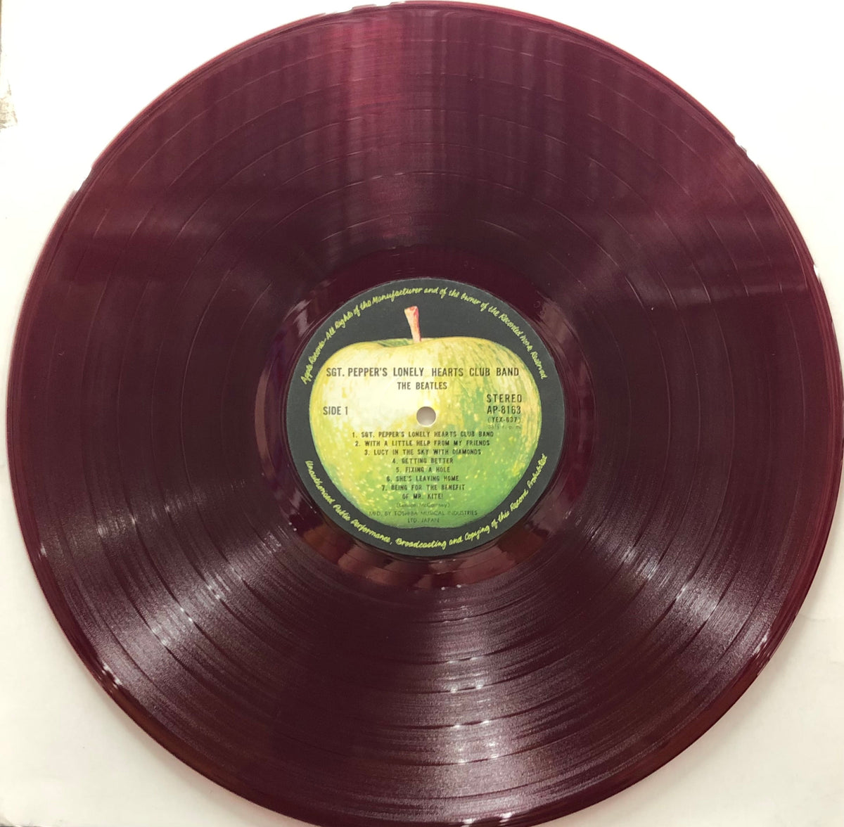 BEATLES / Sgt. Pepper's Lonely Hearts Club Band 帯、補充票付き
