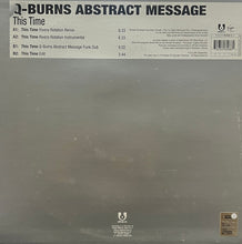 画像をギャラリービューアに読み込む, Q-BURNS ABSTRACT MESSAGE / This Time (Ultralab, 12inch)