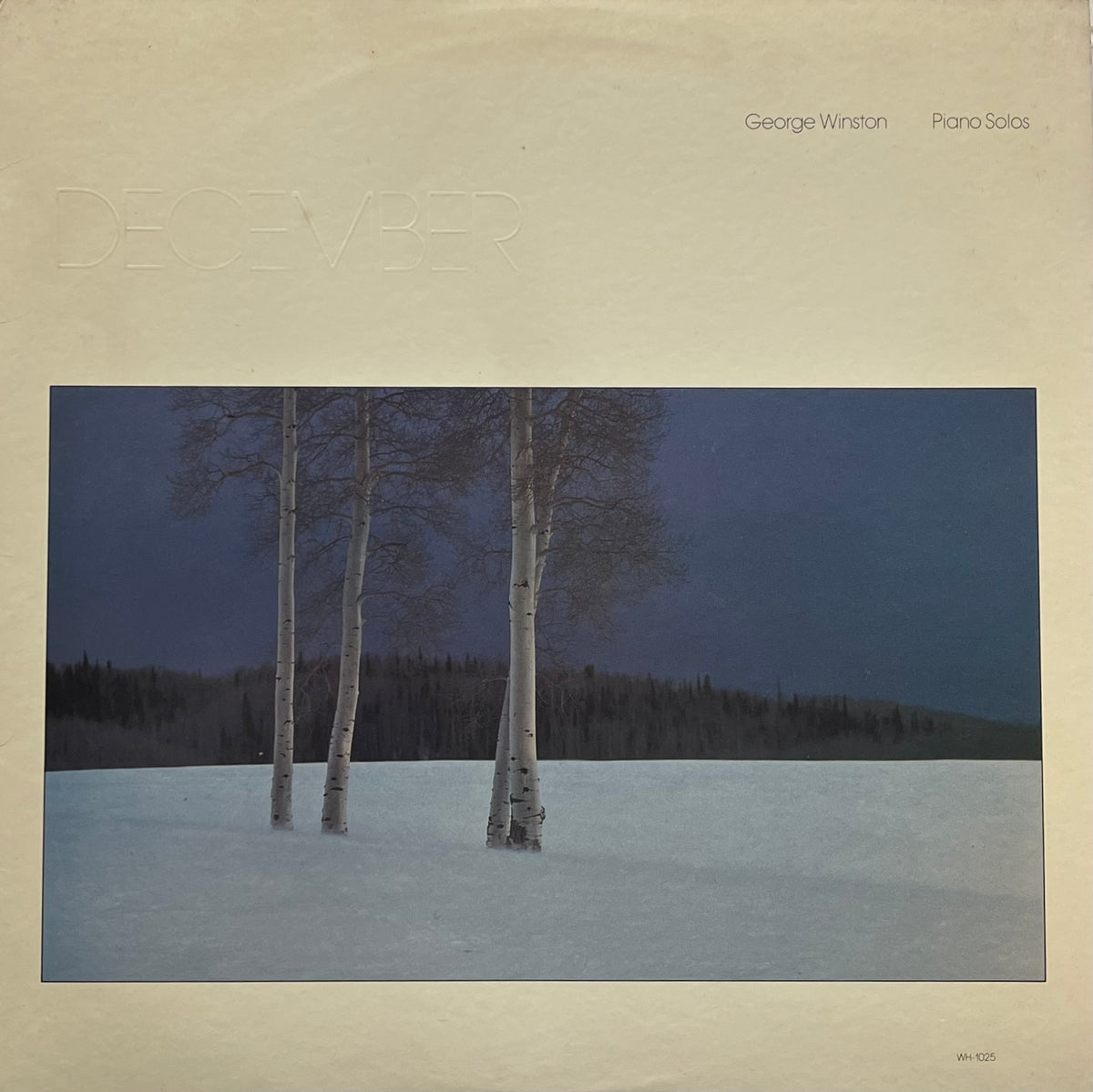 GEORGE WINSTON / December (Windham Hill – WH-1025, LP)