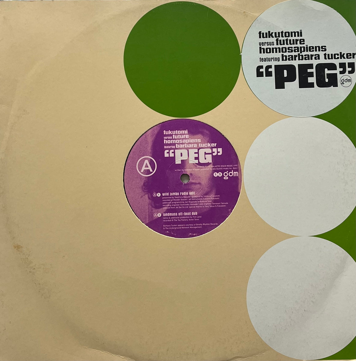 YUKIHIRO FUKUTOMI / Peg (Galactic Disco – NASA15, 12inch) – TICRO