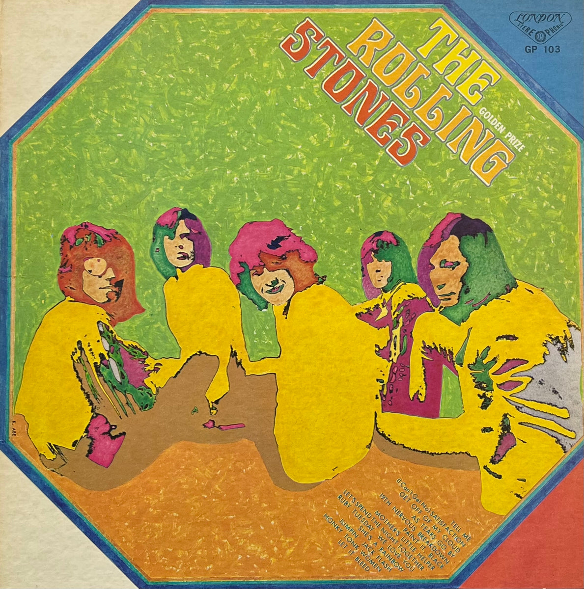 Rolling Stones GP-103 LP レコード e184y121 ローリング・ストーンズ 日本盤 ゴールデン・プライズ いろいろ