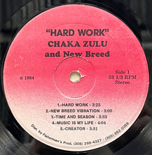 Load image into Gallery viewer, CHAKA ZULU / Hard Work (Fisherman Production – WH 2740, LP)