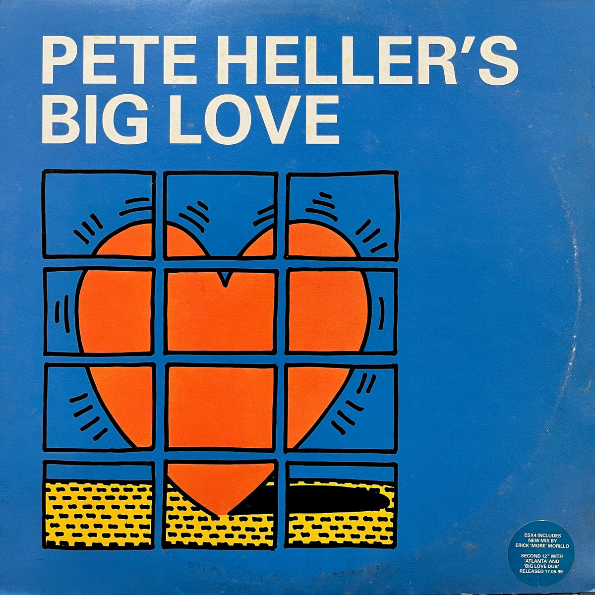 洋楽 PETE HELLER'S BIG LOVE    ESSENTIAL PETE HELLER / Big Love (Essential Recordings, ESX4, 12inch