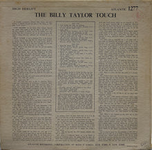 画像をギャラリービューアに読み込む, BILLY TAYLOR / The Billy Taylor Touch ( Atlantic – 1277, LP)