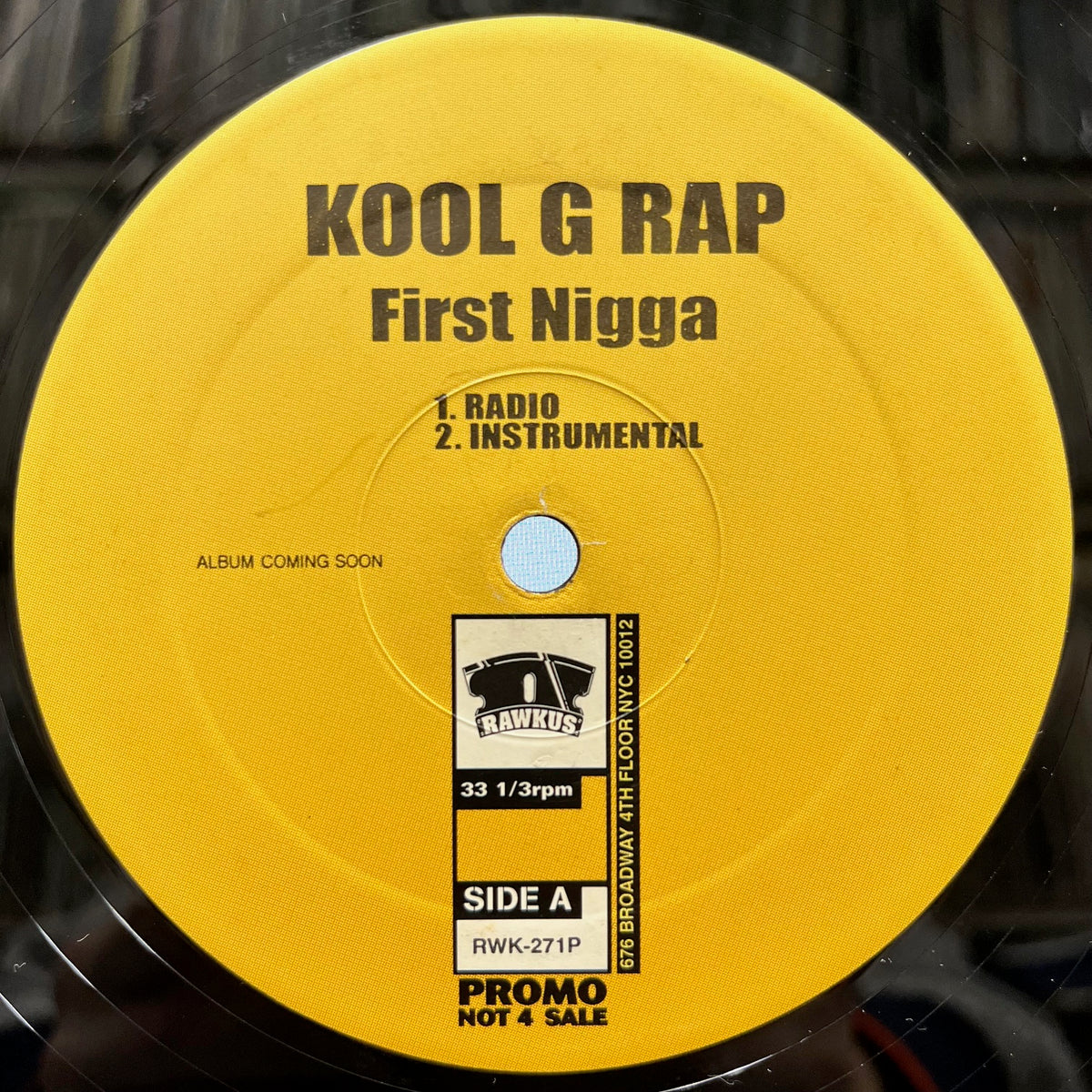 KOOL G RAP / First Nigga (RWK 271 P, 12inch) Promo – TICRO MARKET