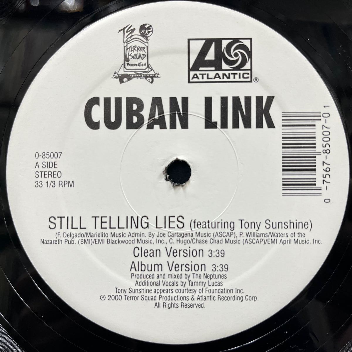 CUBAN LINK / Still Telling Lies (feat. Tony Sunshine) 0-85007