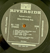 画像をギャラリービューアに読み込む, BILL EVANS TRIO / Portrait In Jazz ( Riverside Records – RS 1162, LP)