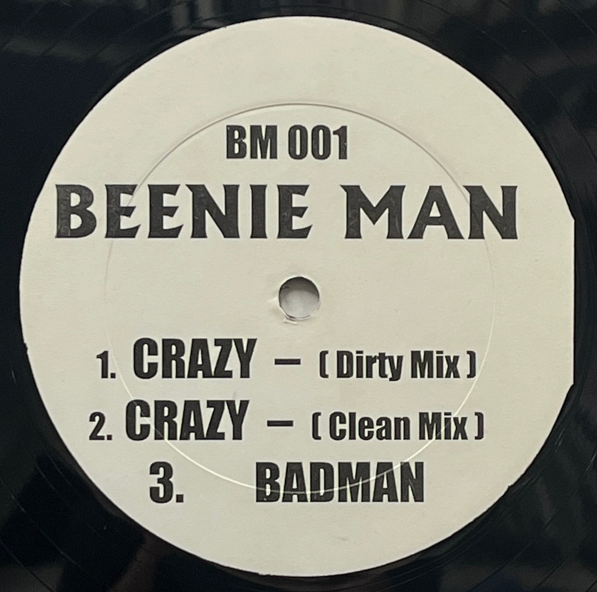 激レア！BEENIE MAN CRAZY / BADMAN (BM 001) BEENIE MAN / Crazy / Badman (BM001, 12inch) – TICRO MARKET