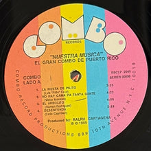 画像をギャラリービューアに読み込む, El Gran Combo / Nuestra Musica ( Combo Records – RCSLP 2045, LP)
