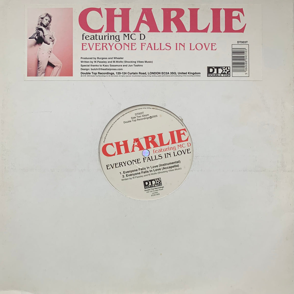 Charlie / Everyone Falls In Love (DT003T - Double Top, 12inch