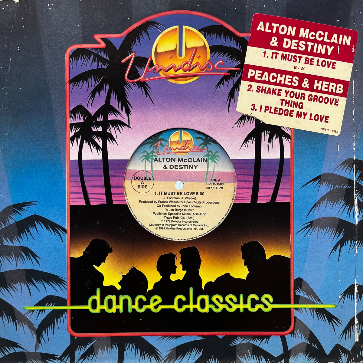 Alton McClain & Destiny - Peaches & Herb / It Must Be Love / Shake