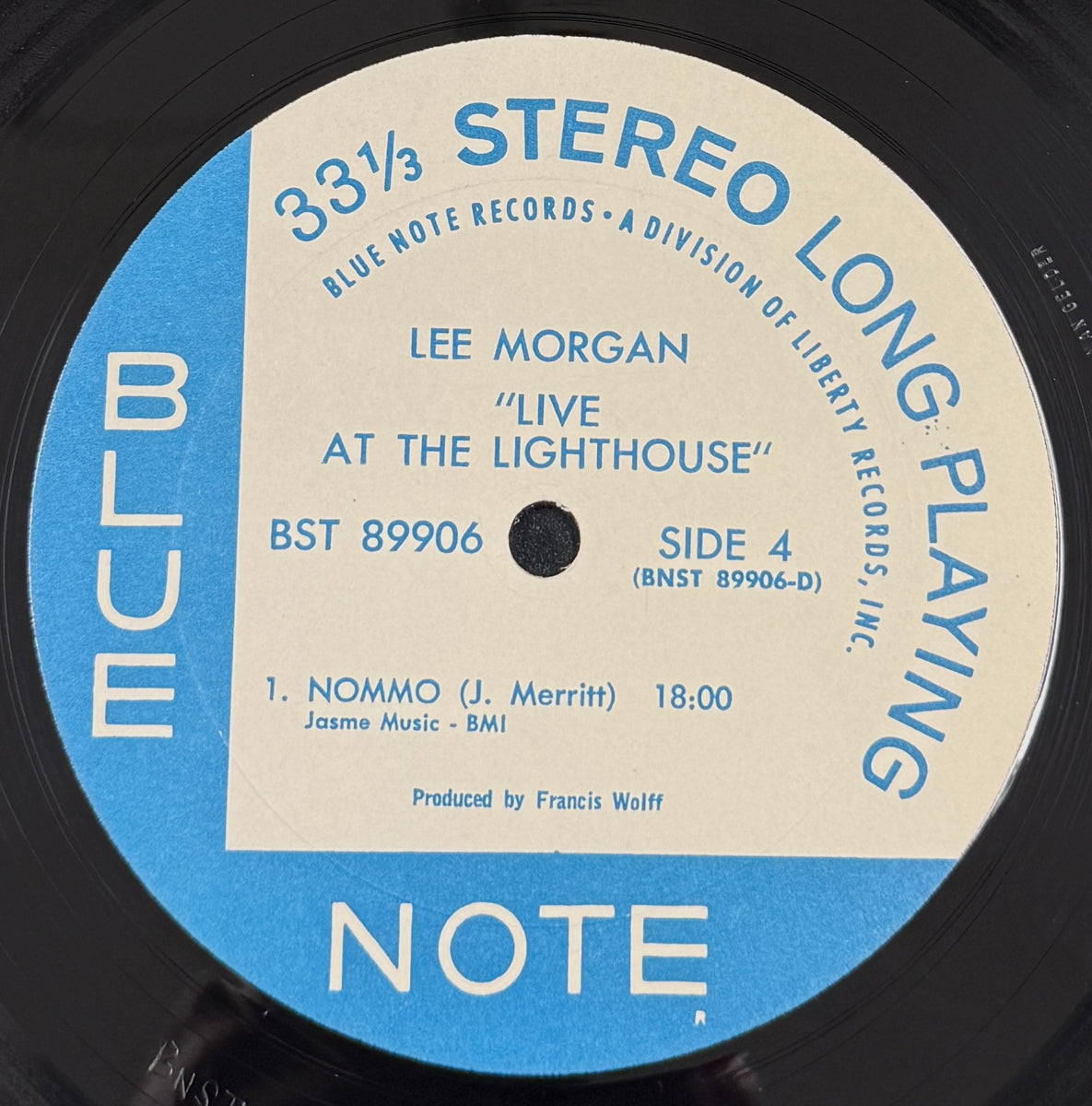 LEE MORGAN / Live At The Lighthouse (Blue Note – BST-89906, Vinyl