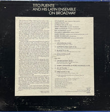 画像をギャラリービューアに読み込む, TITO PUENTE AND HIS LATIN ENSEMBLE / On Broadway (Concord Jazz Picante – CJP-207, LP)
