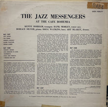 Load image into Gallery viewer, JAZZ MESSENGERS / At The Cafe Bohemia Volume 2 ( Blue Note – BLP 1508, LP) 1962