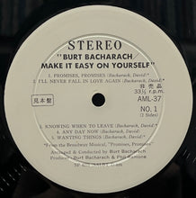 画像をギャラリービューアに読み込む, BURT BACHARACH / Make It Easy On Yourself (A&M Records – AML 37, LP) Promo