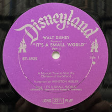画像をギャラリービューアに読み込む, WALT DISNEY / Walt Disney Presents It's A Small World (Disneyland – ST 3925, LP)