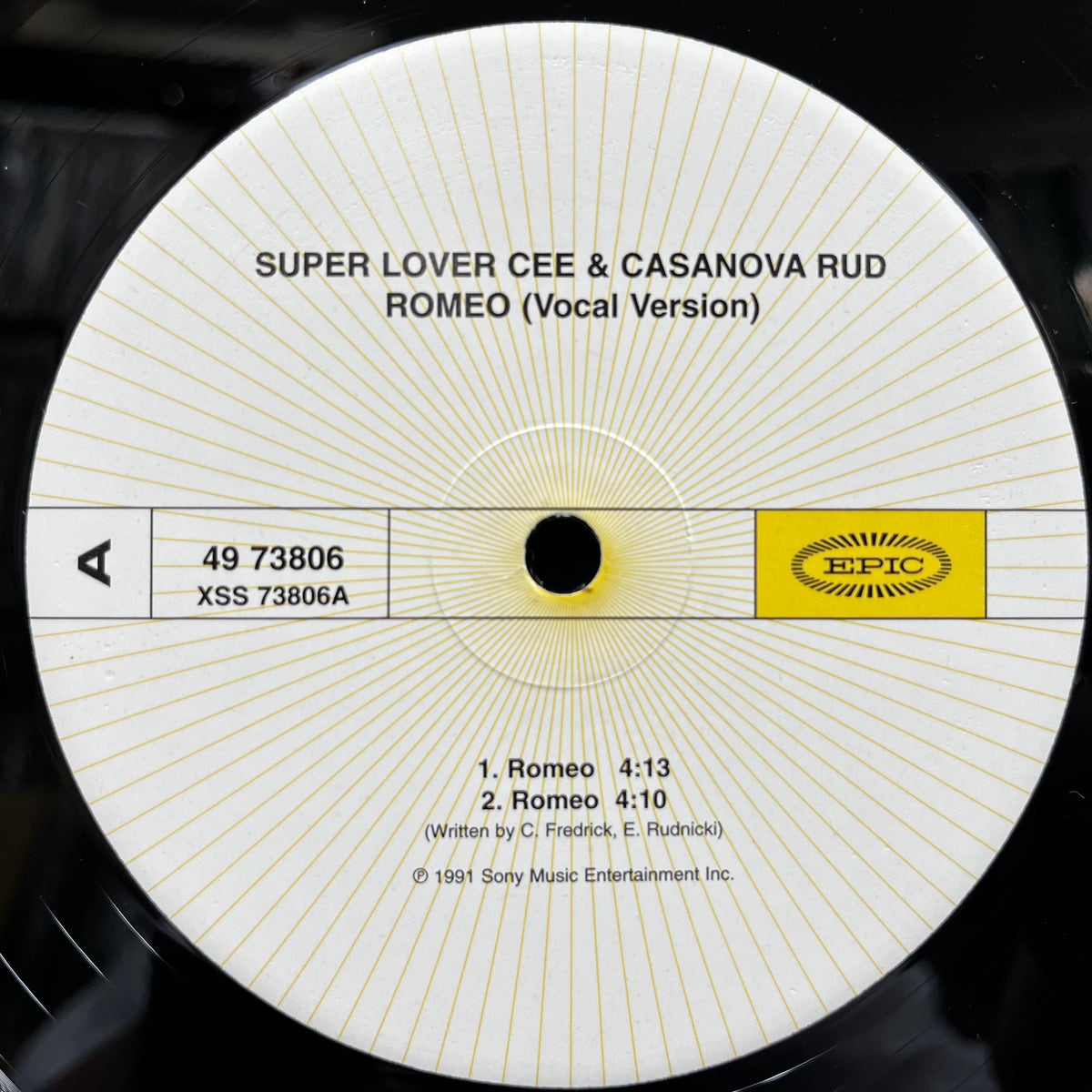 SUPER LOVER CEE & CASANOVA RUD / Romeo (49 73806, 12inch) – TICRO 