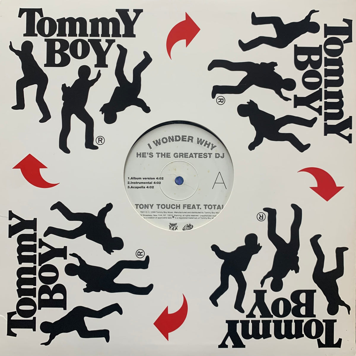 レコードTony Touch feat. Total￼ I Wonder Why Tony Touch Featuring Total – I Wonder Why? He's The Greatest DJ