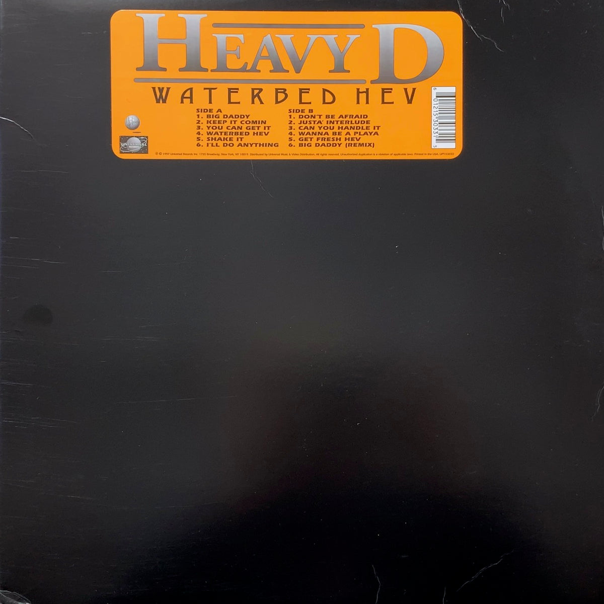 HEAVY D / Waterbed Hev (UPT 53033, LP) TICRO MARKET