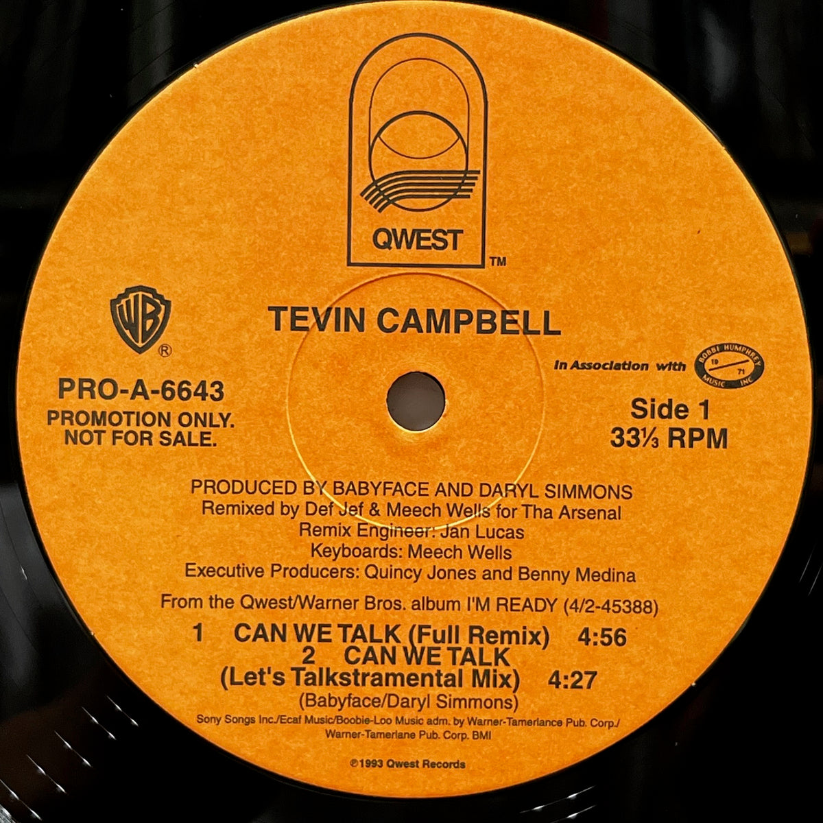 TEVIN CAMPBELL / Can We Talk (Remix) Reissue, 12inch – TICRO MARKET
