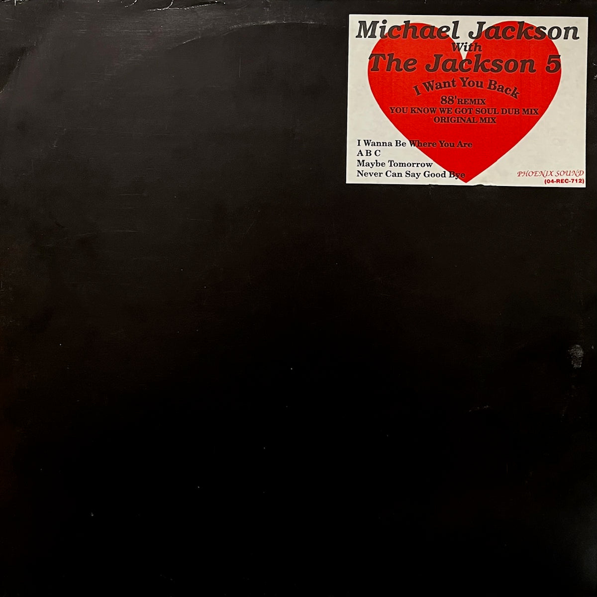 洋楽 Jackson 5 - I Want You Back '88 Remix Michael Jackson With The Jackson 5 – I Want You Back '88