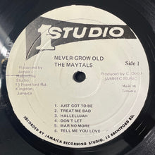 画像をギャラリービューアに読み込む, MAYTALS / Never Grow Old (Studio One, JBL 1113, LP)