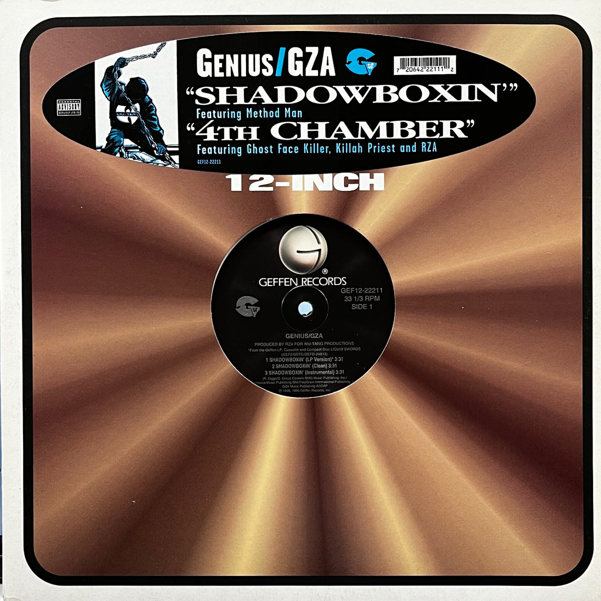 GENIUS, GZA / Shadowboxin' / 4th Chamber (GEF12-22211, 12inch