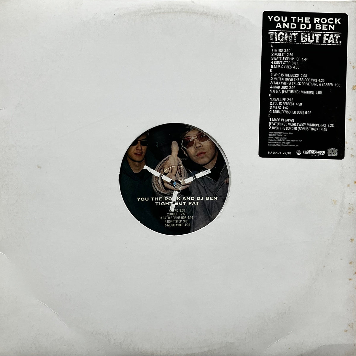 YOU THE ROCK & DJ BEN / Tight But Fat (PLP-6420, 2LP