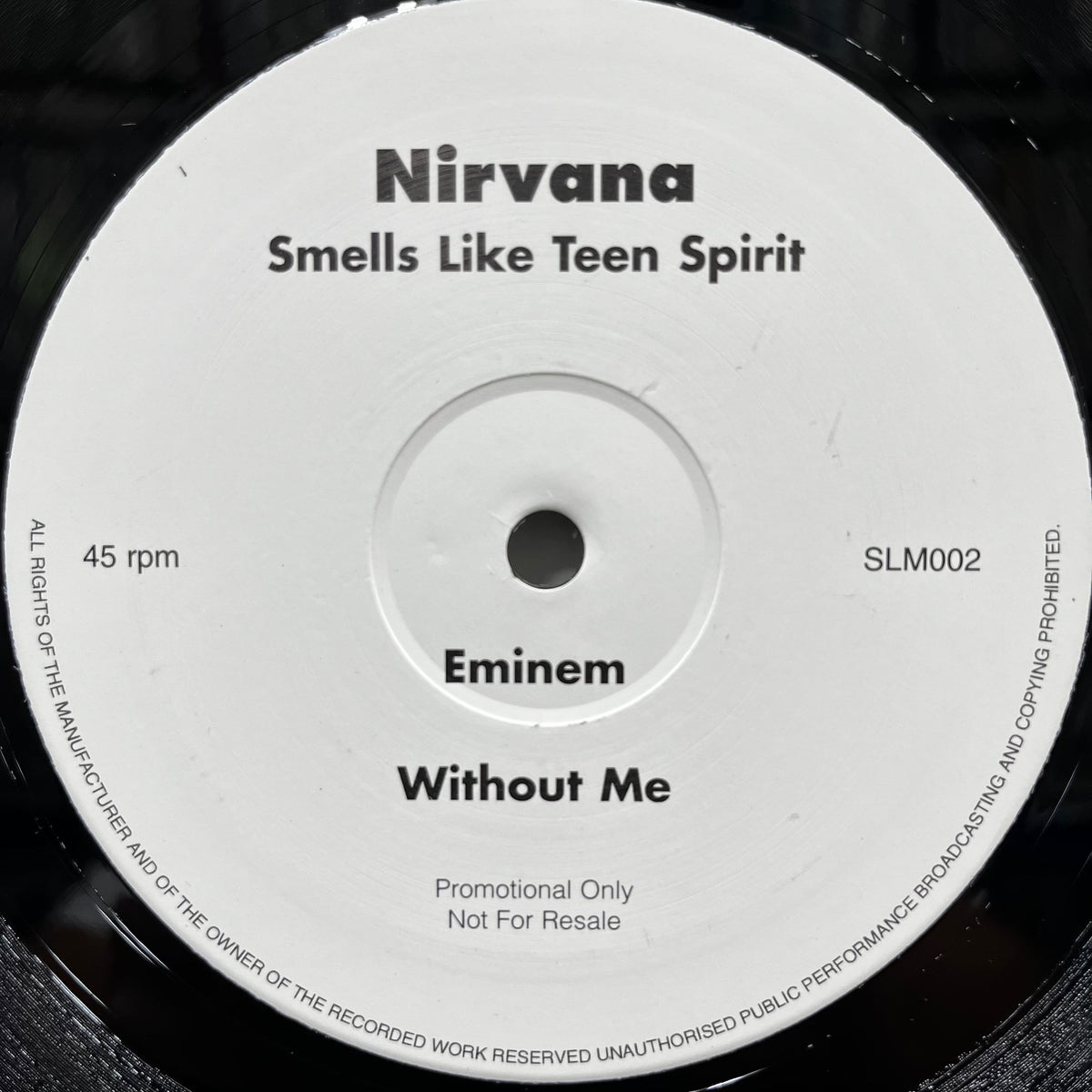 EMINEM vs NIRVANA / Without Me (Remix) SLM 002, 12inch