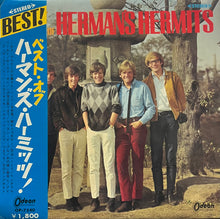 画像をギャラリービューアに読み込む, HERMAN'S HERMITS / The Best Of Herman's Hermits (Odeon – OP-7540, LP) 帯付 赤盤