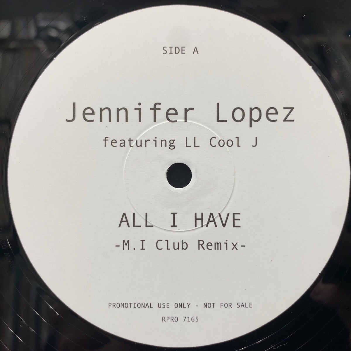 Jennifer Lopez L.L. Cool J. 7インチレコード Jennifer Lopez L.L. Cool J. 7インチレコード