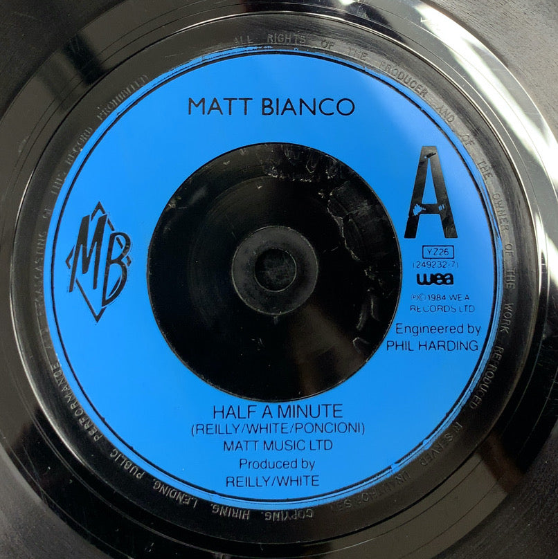 MATT BIANCO / HALF A MINUTE / Matt's Mood II (7inch) TICRO MARKET
