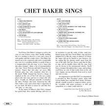 画像をギャラリービューアに読み込む, CHET BAKER / Chet Baker Sings (180g HQ Virgin Vinyl DOL LP)