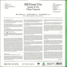画像をギャラリービューアに読み込む, BILL EVANS TRIO / Sunday At The Village Vanguard (LP) 180g Green Vinyl + Bonus Track