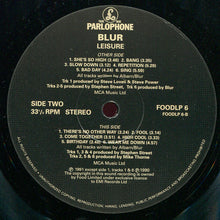 画像をギャラリービューアに読み込む, BLUR / Leisure ( Food – FOODLP 6, LP)