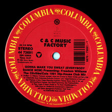 Load image into Gallery viewer, C & C MUSIC FACTORY / Gonna Make You Sweat (Everybody Dance Now) (1991 Remix) 12inch