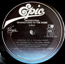 Load image into Gallery viewer, ORCHESTRAL MANOEUVRES IN THE DARK / O.M.D. (Epic – FE 37411, LP)