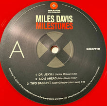Load image into Gallery viewer, MILES DAVIS / Milestones ( WaxTime In Color – 950719, LP) 180g Red Vinyl