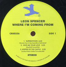 Load image into Gallery viewer, LEON SPENCER / Where I'm Coming From (Prestige – CR00525, 180g, LP)