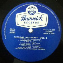 Load image into Gallery viewer, V.A. (Snooky Lanson, Frankie Lymon) / Teenage Jive Party - Vol. 3 (Brunwick 003, Vinyl, LP)
