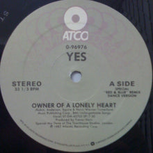 画像をギャラリービューアに読み込む, YES / OWNER OF A LONELY HEART