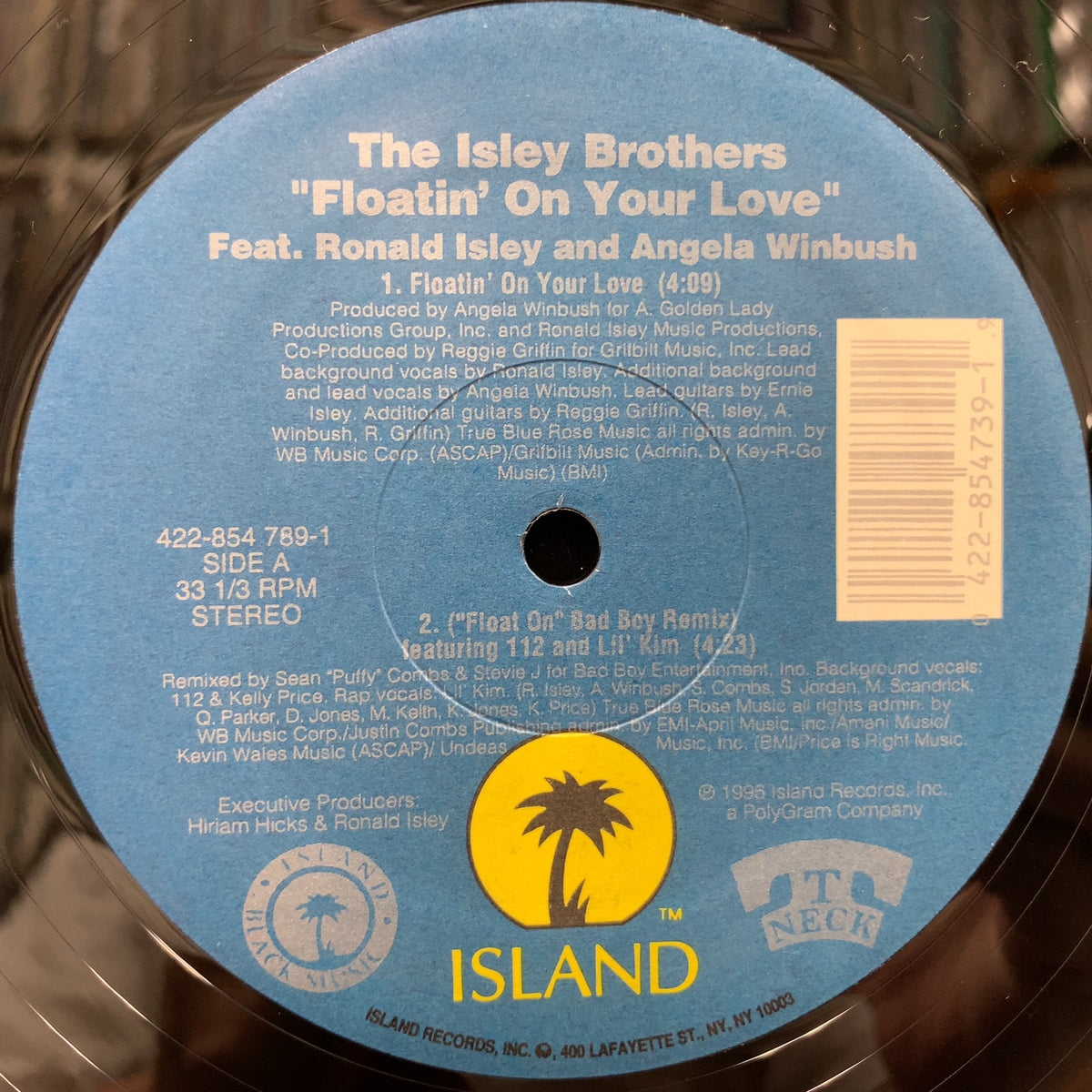 ISLEY BROTHERS / Floatin' On Your Love (422-854 739-1, 12inch