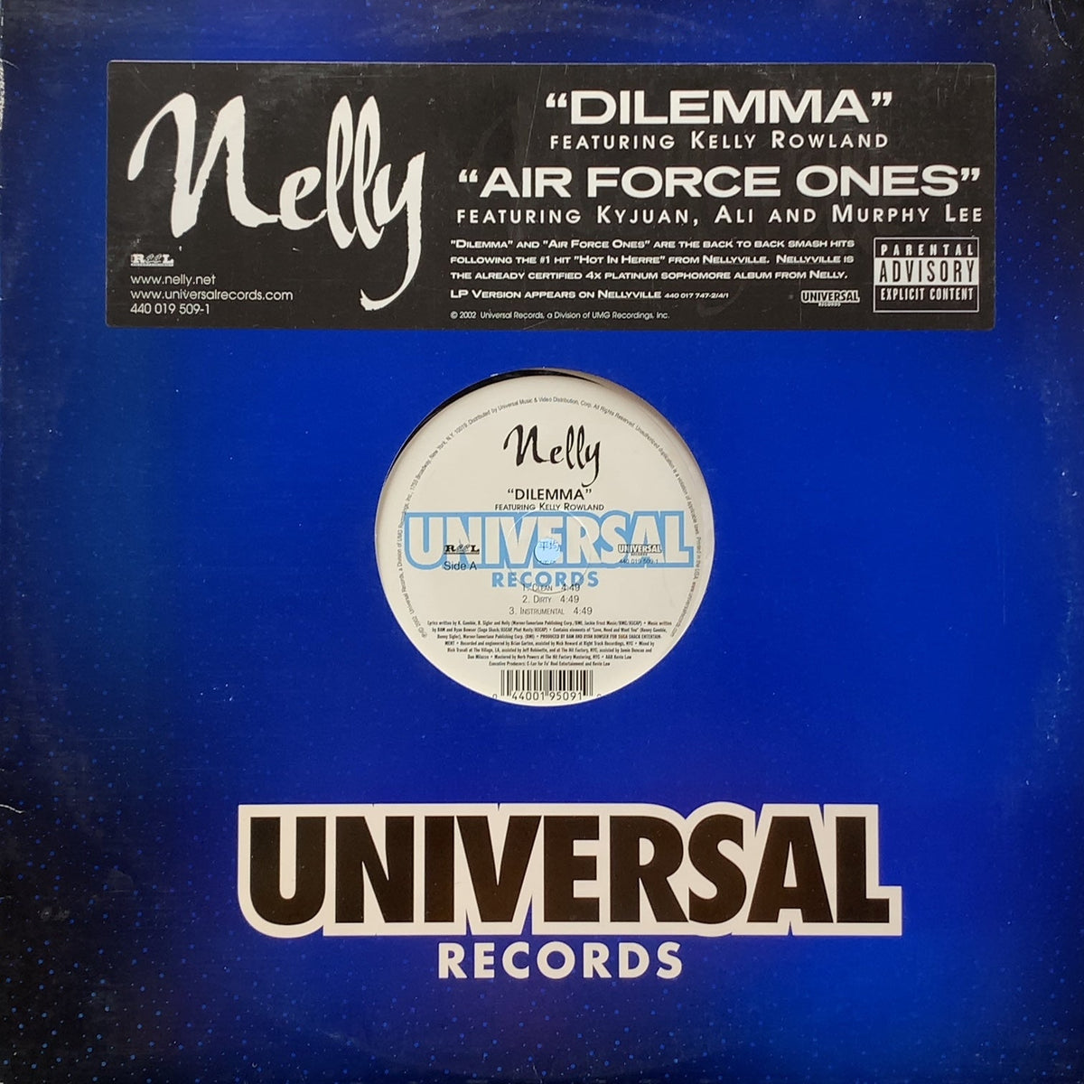 NELLY / Dilemma (440 019 509-1,12inch) – TICRO MARKET