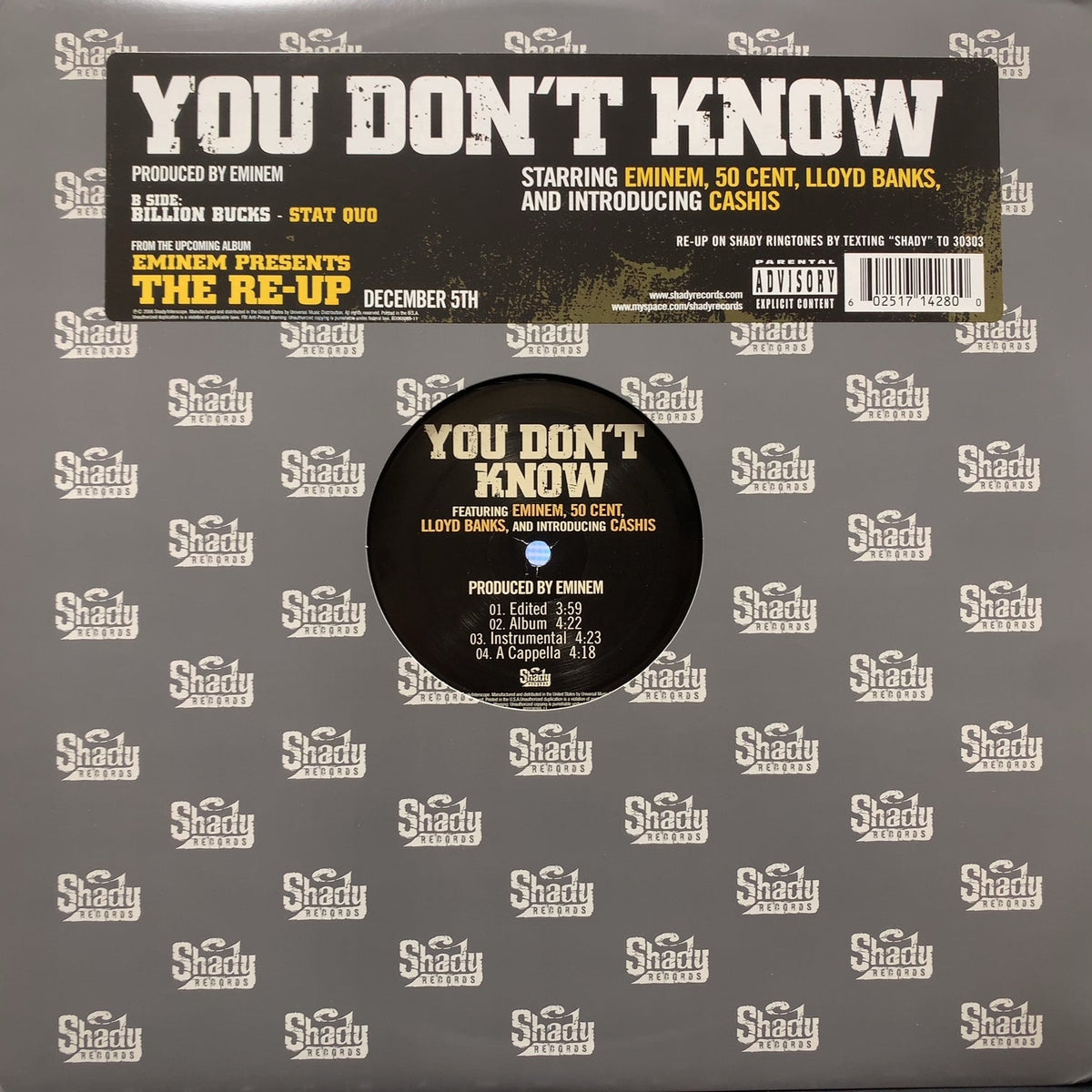 EMINEM / You Don't Know (B0008088-11, 12inch) – TICRO MARKET