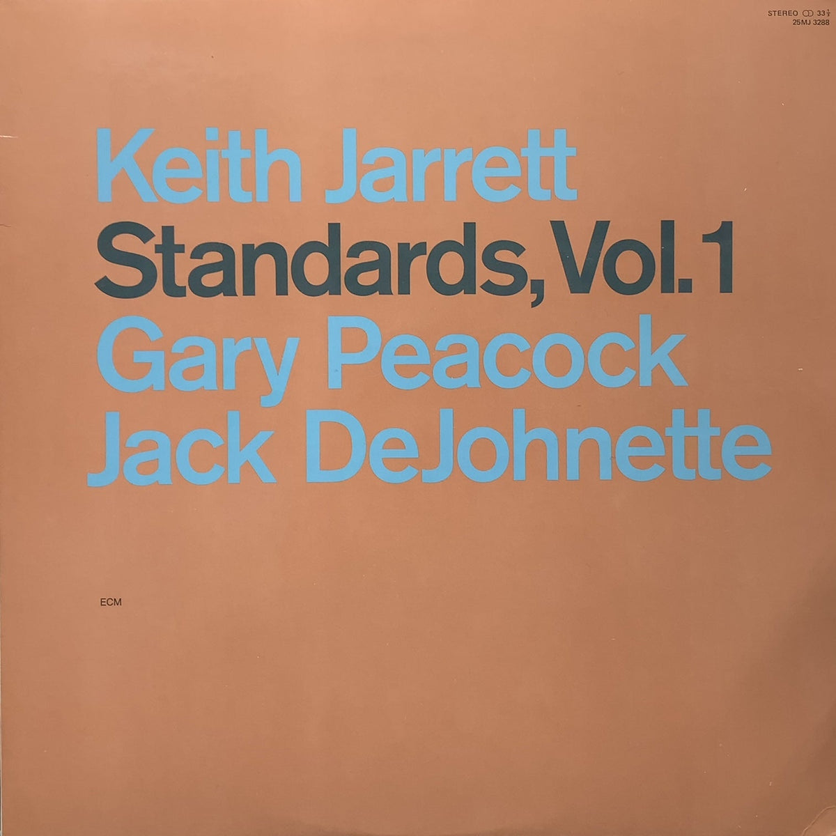KEITH JARRETT / Standards, Vol. 1 (25MJ 3288, LP) – TICRO MARKET